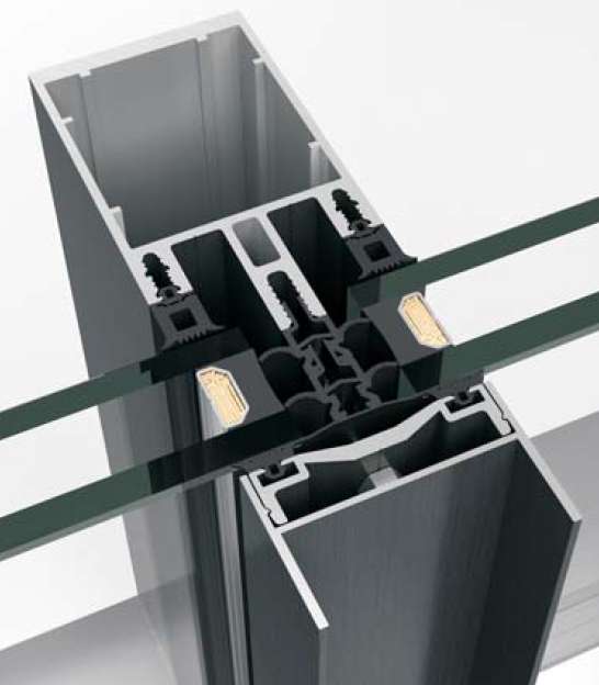 Sistema para fachadas TPV 5. Madeal, carpintería de aluminio de Móstoles, Madrid.